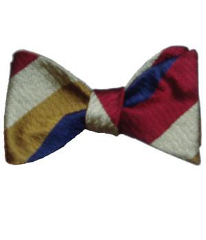 Royal Regiment of Fusiliers Association Silk Non Crease (Self Tie) Bow Tie